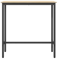 Produktbild för bord Sonoma-ek 100 x 40 x 100,5 cm Konstruerat trä och stål