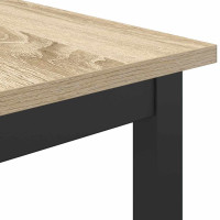 Produktbild för bord Sonoma-ek 100 x 40 x 100,5 cm Konstruerat trä och stål