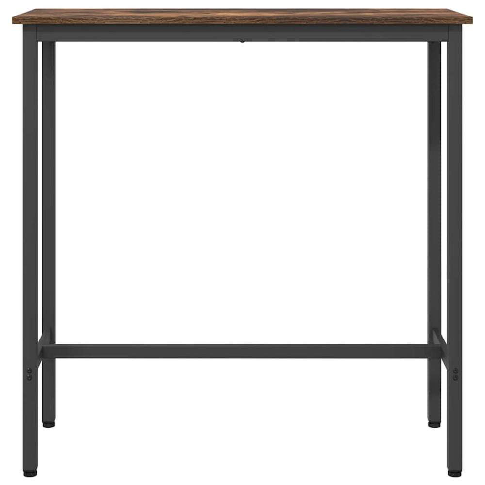 Produktbild för bord Rökt ek 100 x 40 x 100,5 cm Konstruerat trä och stål