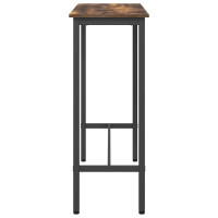 Produktbild för bord Rökt ek 100 x 40 x 100,5 cm Konstruerat trä och stål