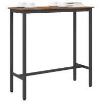 Produktbild för bord Gammalt trä 100 x 40 x 100,5 cm Konstruerat trä och stål