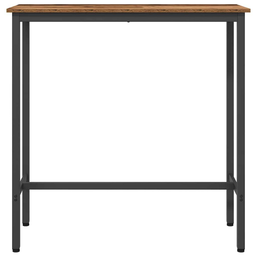 Produktbild för bord Gammalt trä 100 x 40 x 100,5 cm Konstruerat trä och stål