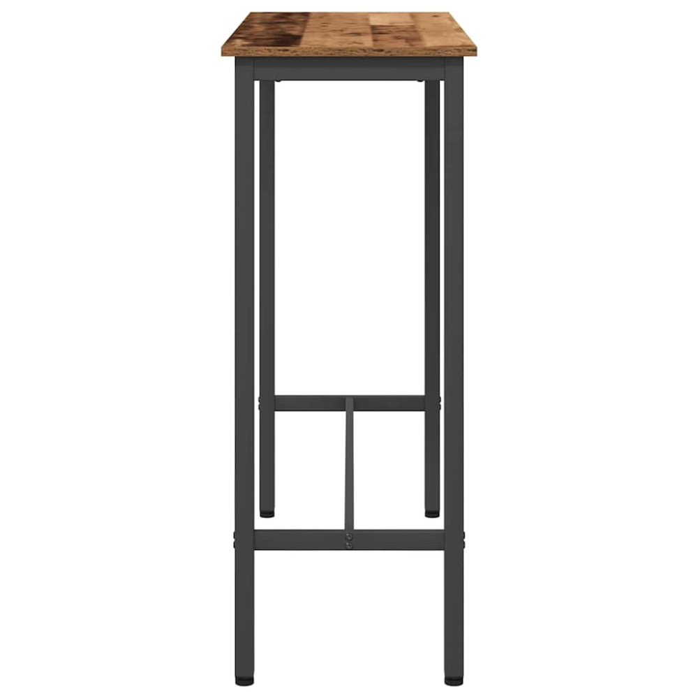 Produktbild för bord Gammalt trä 100 x 40 x 100,5 cm Konstruerat trä och stål