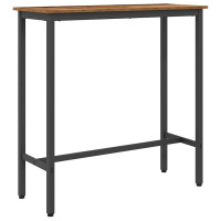 Produktbild för bord Gammalt trä 100 x 40 x 100,5 cm Konstruerat trä och stål