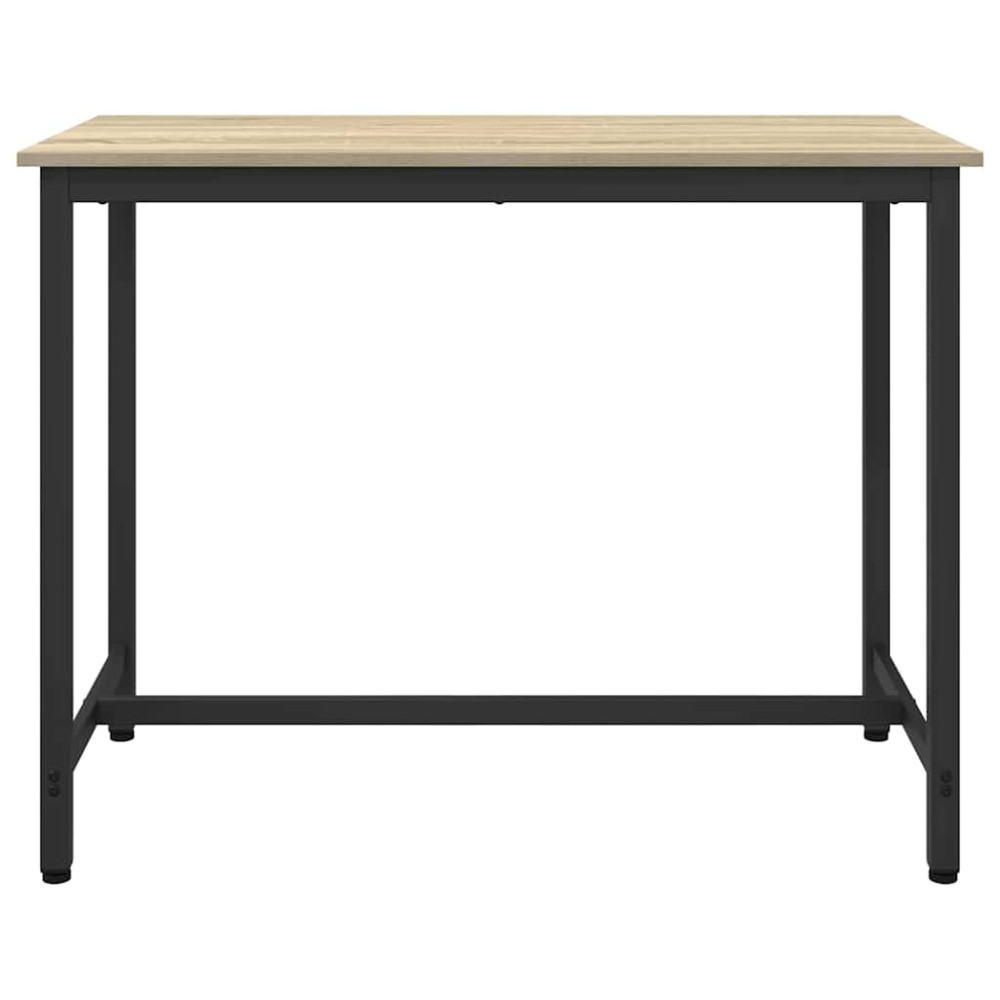 Produktbild för bord Sonoma-ek 100 x 50 x 76,5 cm Konstruerat trä och stål