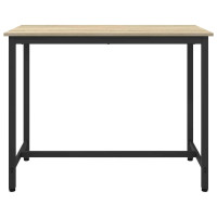 Produktbild för bord Sonoma-ek 100 x 50 x 76,5 cm Konstruerat trä och stål