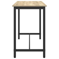 Produktbild för bord Sonoma-ek 100 x 50 x 76,5 cm Konstruerat trä och stål