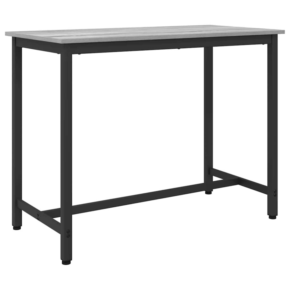 Produktbild för bord Grå Sonoma 100 x 50 x 76,5 cm Konstruerat trä och stål