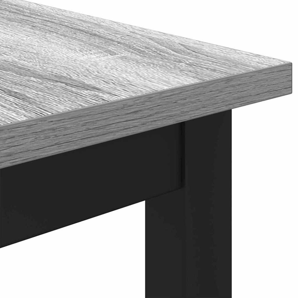 Produktbild för bord Grå Sonoma 100 x 50 x 76,5 cm Konstruerat trä och stål