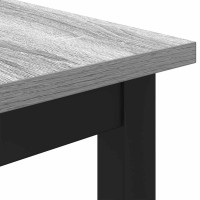 Produktbild för bord Grå Sonoma 100 x 50 x 76,5 cm Konstruerat trä och stål