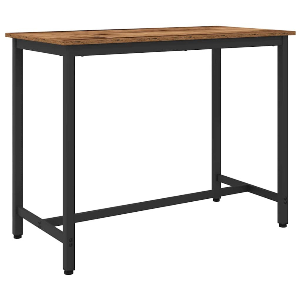 Produktbild för bord Gammalt trä 100 x 50 x 76,5 cm Konstruerat trä och stål