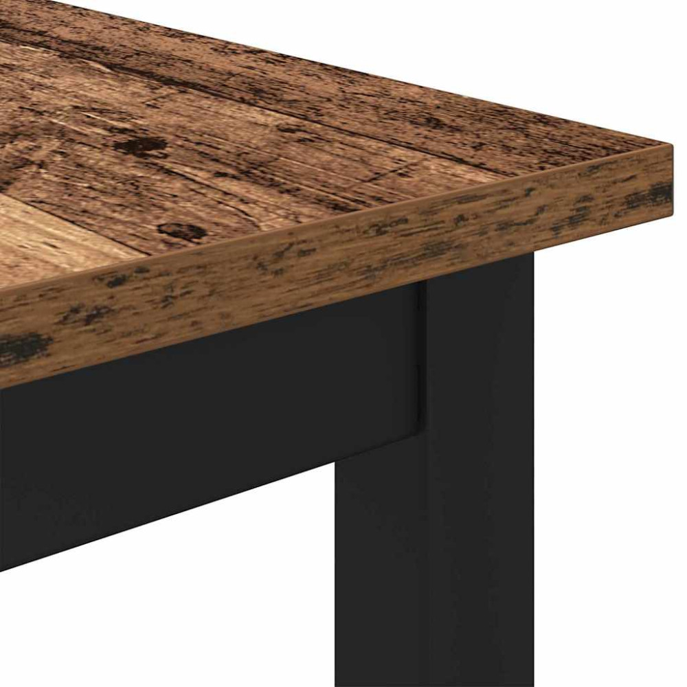 Produktbild för bord Gammalt trä 100 x 50 x 76,5 cm Konstruerat trä och stål
