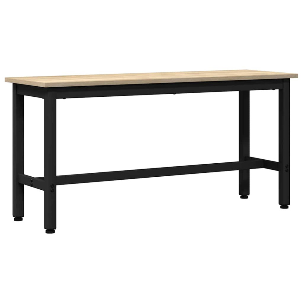 Produktbild för Matbänk 2 pcs Sonoma-ek 100 x 32,5 x 48,5 cm