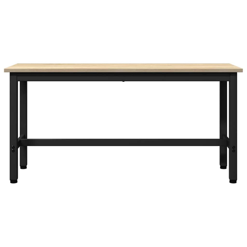 Produktbild för Matbänk 2 pcs Sonoma-ek 100 x 32,5 x 48,5 cm