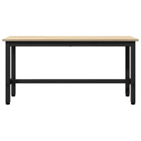 Produktbild för Matbänk 2 pcs Sonoma-ek 100 x 32,5 x 48,5 cm