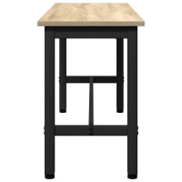 Produktbild för Matbänk 2 pcs Sonoma-ek 100 x 32,5 x 48,5 cm