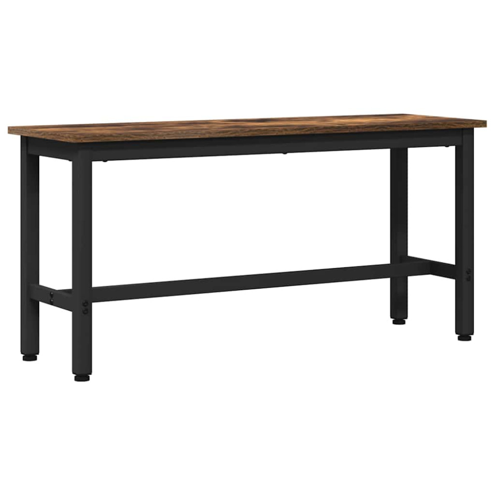 Produktbild för Matbänk 2 pcs Rökt ek 100 x 32,5 x 48,5 cm