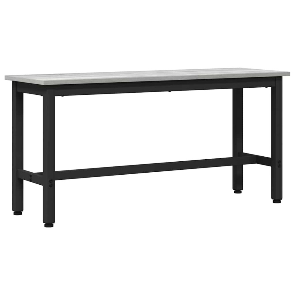 Produktbild för Matbänk 2 pcs Grå Sonoma 100 x 32,5 x 48,5 cm