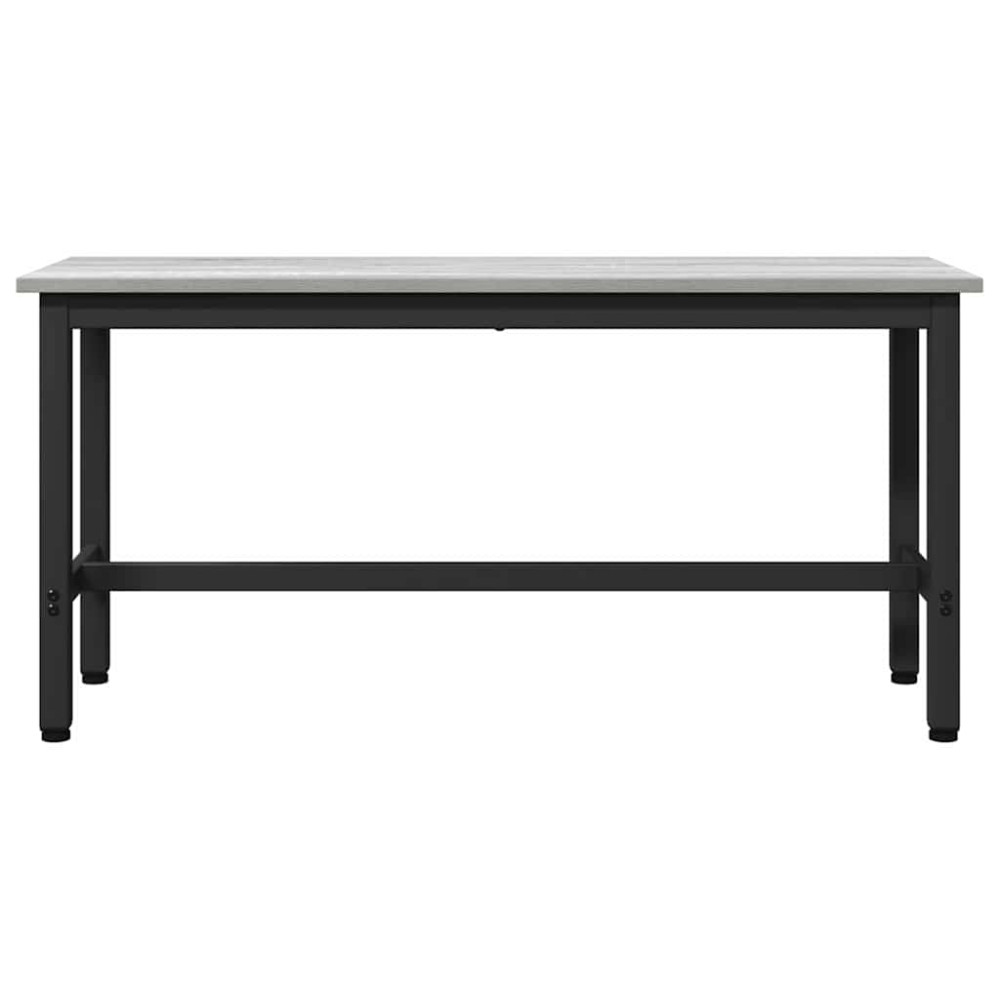 Produktbild för Matbänk 2 pcs Grå Sonoma 100 x 32,5 x 48,5 cm