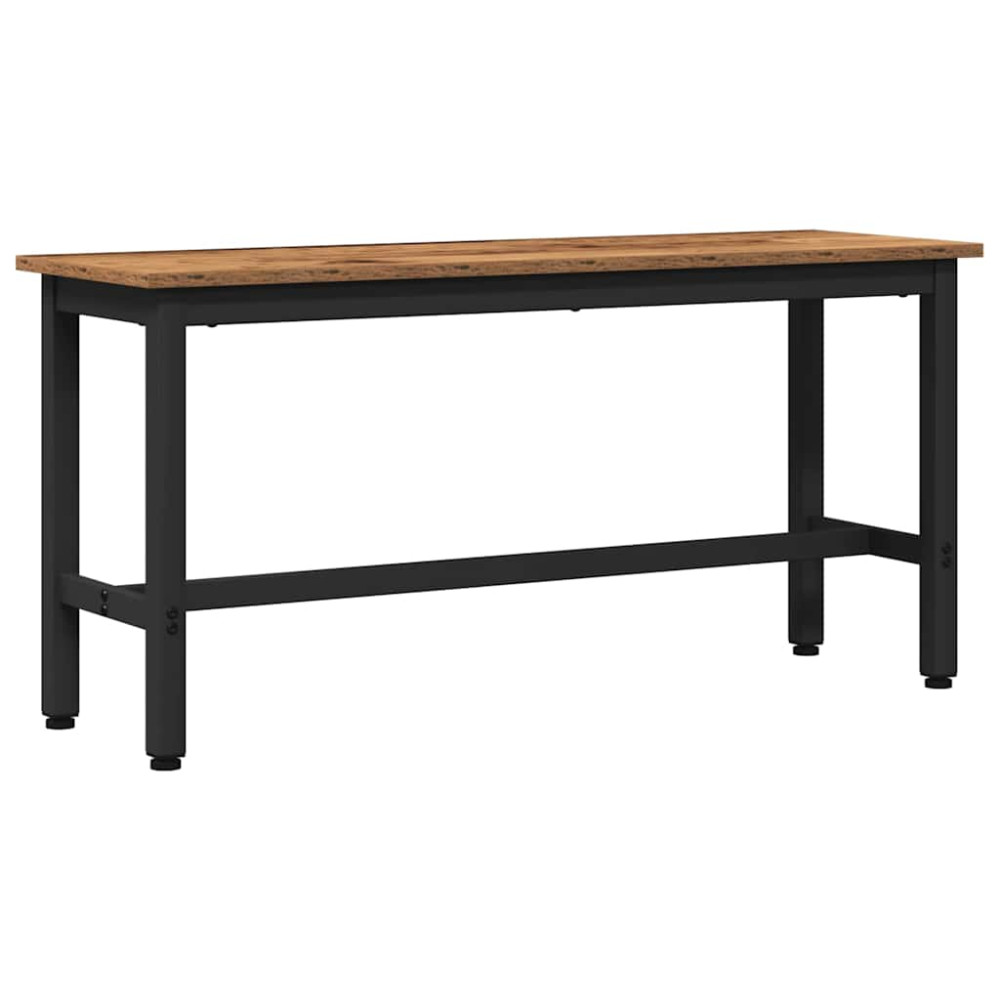 Produktbild för Matbänk 2 pcs Gammalt trä 100 x 32,5 x 48,5 cm