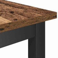Produktbild för Matbänk 2 pcs Gammalt trä 100 x 32,5 x 48,5 cm