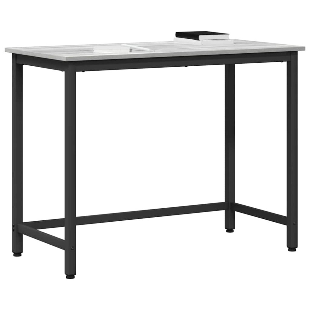 Produktbild för bord Grå Sonoma 80 x 50 x 76,5 cm Konstruerat trä och stål