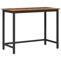 Produktbild för bord Gammalt trä 80 x 50 x 76,5 cm Konstruerat trä och stål