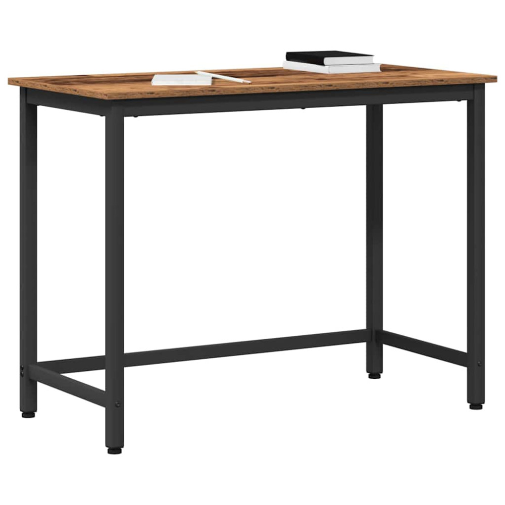 Produktbild för bord Gammalt trä 80 x 50 x 76,5 cm Konstruerat trä och stål