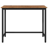 Produktbild för bord Gammalt trä 80 x 50 x 76,5 cm Konstruerat trä och stål