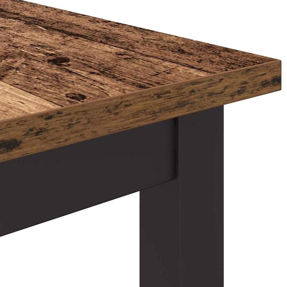 Produktbild för bord Gammalt trä 80 x 50 x 76,5 cm Konstruerat trä och stål