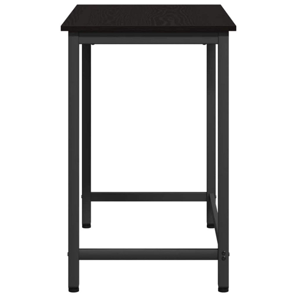 Produktbild för bord Svart Ek 100 x 50 x 76,5 cm Konstruerat trä och stål