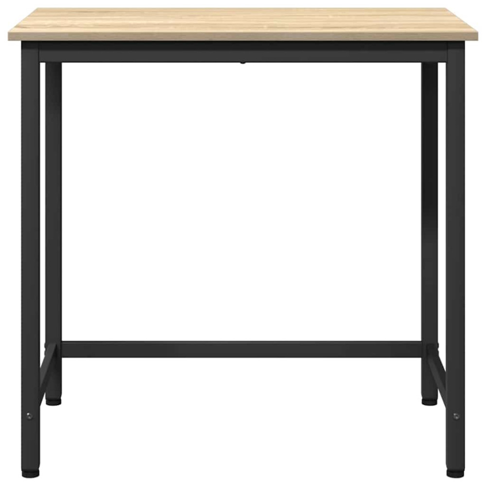 Produktbild för bord Sonoma-ek 100 x 50 x 76,5 cm Konstruerat trä och stål