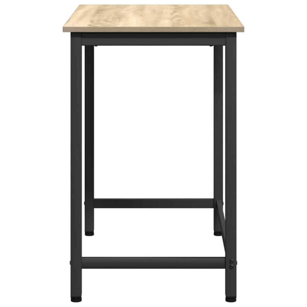Produktbild för bord Sonoma-ek 100 x 50 x 76,5 cm Konstruerat trä och stål