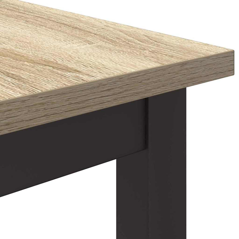 Produktbild för bord Sonoma-ek 100 x 50 x 76,5 cm Konstruerat trä och stål