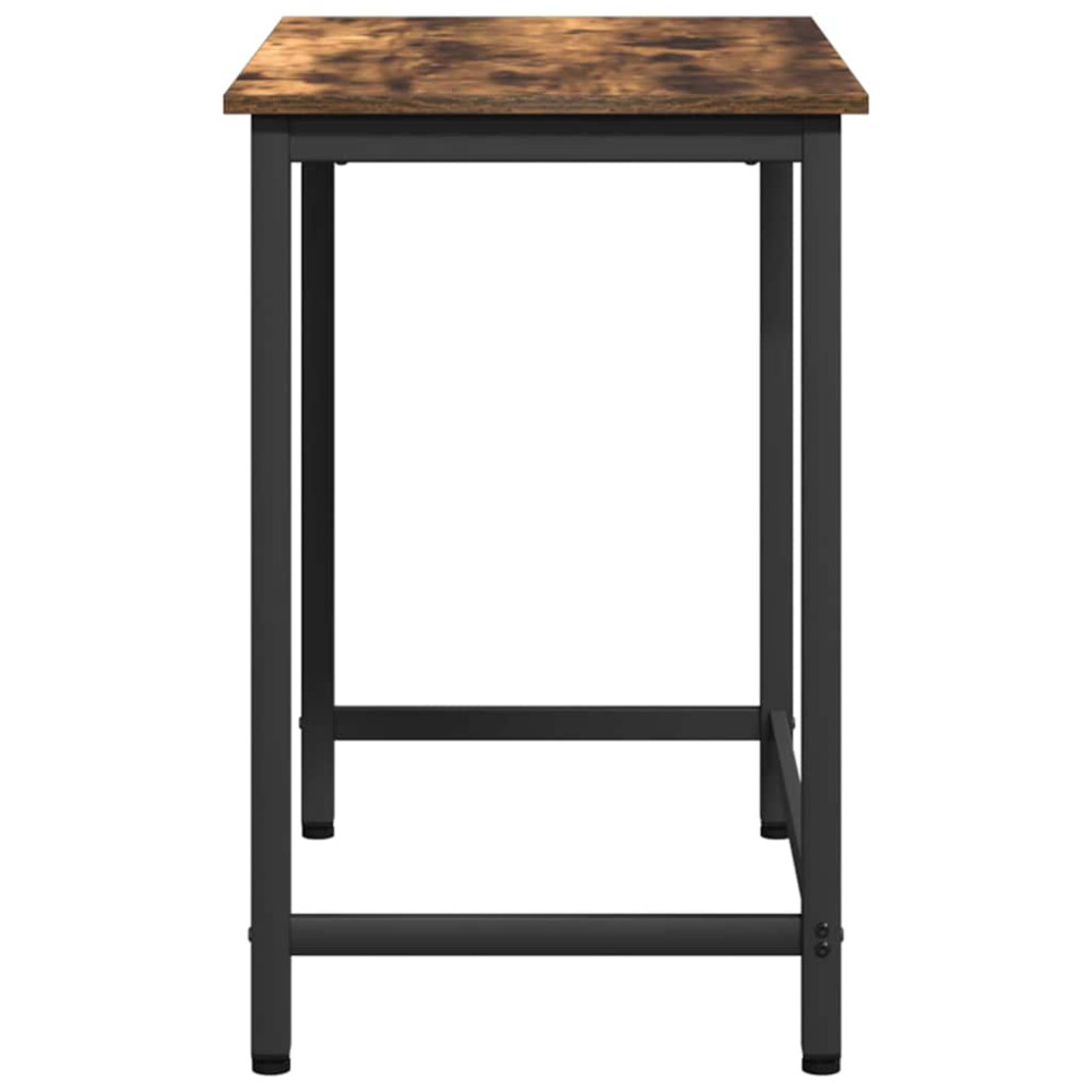 Produktbild för bord Rökt ek 100 x 50 x 76,5 cm Konstruerat trä och stål
