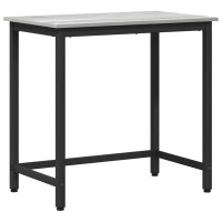 Produktbild för bord Grå Sonoma 100 x 50 x 76,5 cm Konstruerat trä och stål