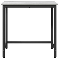 Produktbild för bord Grå Sonoma 100 x 50 x 76,5 cm Konstruerat trä och stål