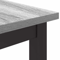 Produktbild för bord Grå Sonoma 100 x 50 x 76,5 cm Konstruerat trä och stål