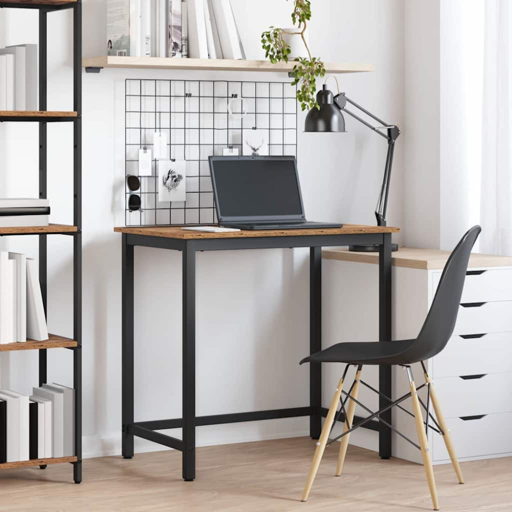 Produktbild för bord Gammalt trä 100 x 50 x 76,5 cm Konstruerat trä och stål