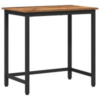 Produktbild för bord Gammalt trä 100 x 50 x 76,5 cm Konstruerat trä och stål