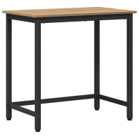 Produktbild för bord Artisan Ek 100 x 50 x 76,5 cm Konstruerat trä och stål