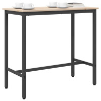 Produktbild för bord Naturfärg 100 x 50 x 91 cm Konstruerat trä och stål