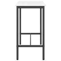 Produktbild för bord Vit 100 x 50 x 91 cm Konstruerat trä och stål