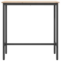 Produktbild för bord Naturfärg 100 x 40 x 101 cm Konstruerat trä och stål