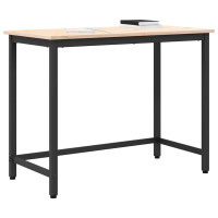 Produktbild för bord Naturfärg 100 x 50 x 77 cm Konstruerat trä och stål
