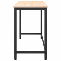 Produktbild för bord Naturfärg 100 x 50 x 77 cm Konstruerat trä och stål
