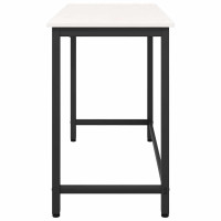Produktbild för bord Vit 100 x 50 x 77 cm Konstruerat trä och stål