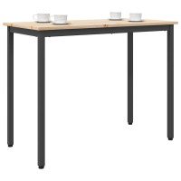 Produktbild för bord Naturfärg 100 x 50 x 77 cm Konstruerat trä och stål