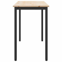 Produktbild för bord Naturfärg 100 x 50 x 77 cm Konstruerat trä och stål