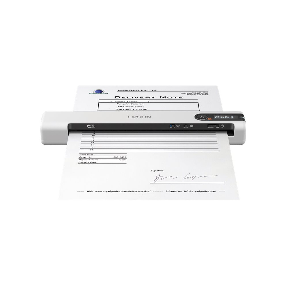 Produktbild för Epson WorkForce DS-80W - dokumentskanner - bärbar - USB 2.0, Wi-Fi(n)